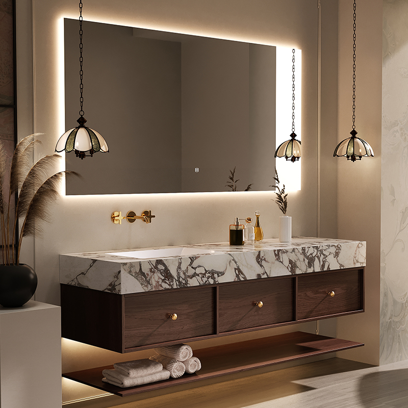 Luxury Skincare Design - Professional Vintage Bathroom Cabinet Skincare Vanity