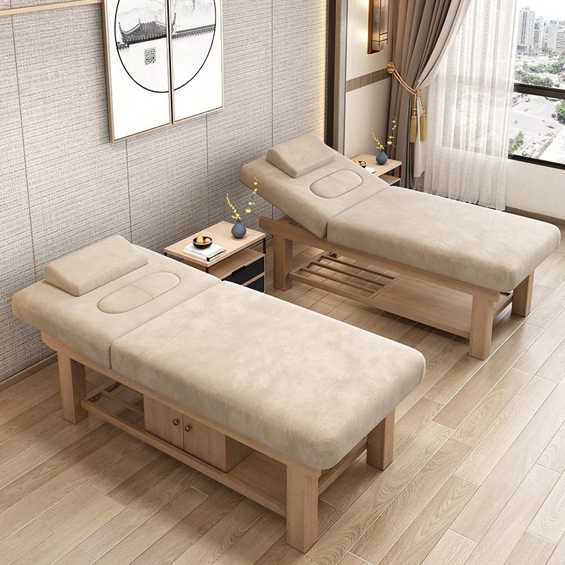 Modern Luxury Wooden Massage B - Luxury Skincare And Spa recension och pris
