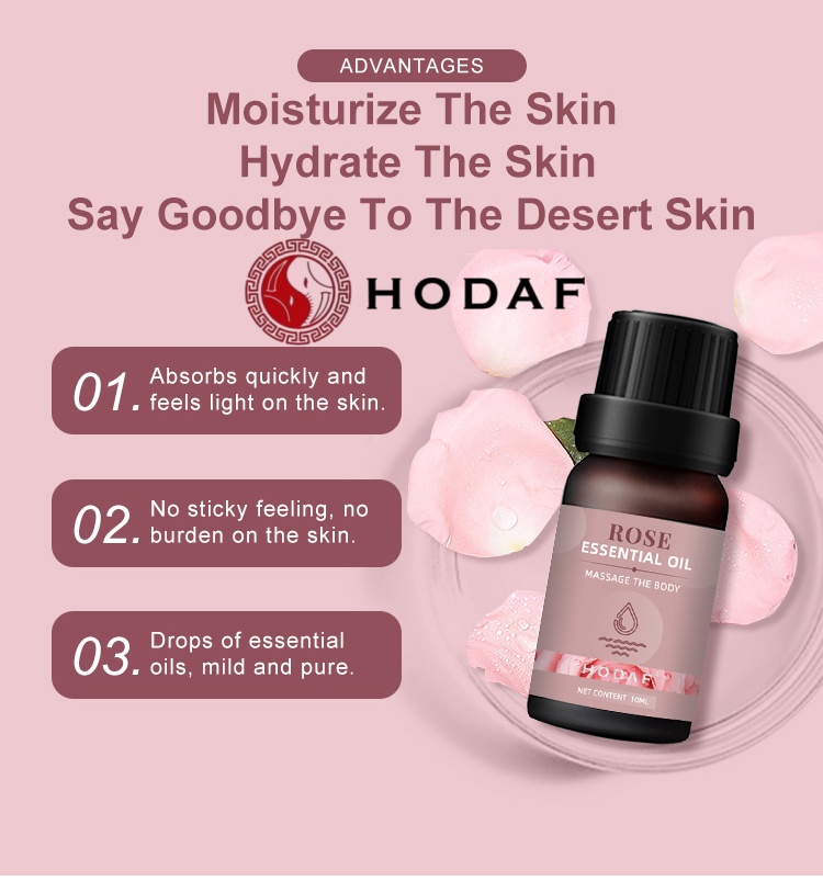 HODAF Rose Essential Oil—Body  - Luxury Skincare Shop recension och pris