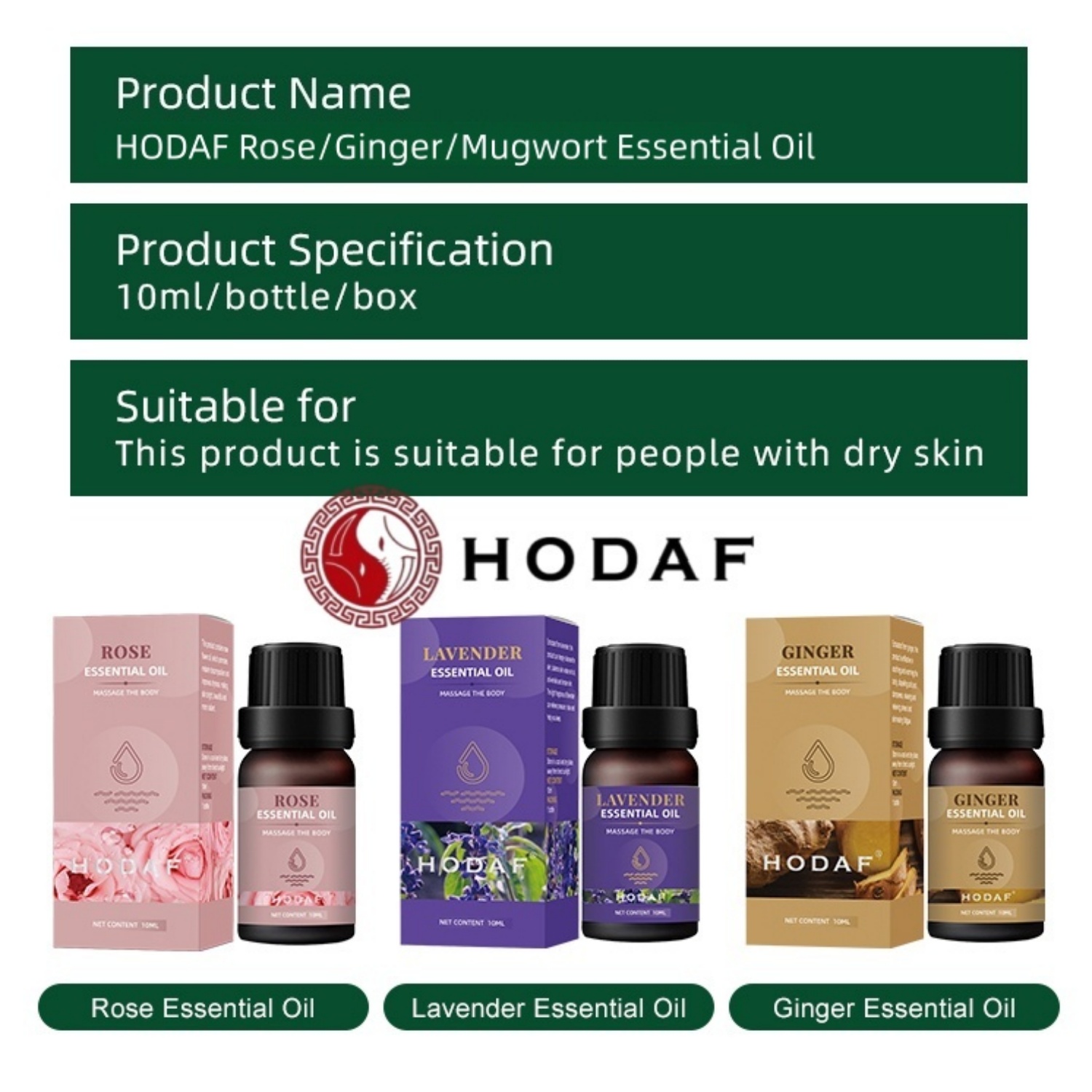 HODAF Blended Essential Oil: T - Luxury Skincare Shop recension och pris