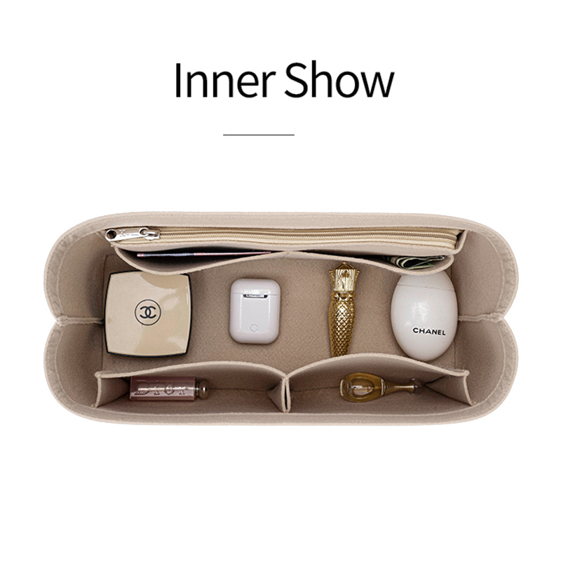 Felt Insert Bag Cosmetic Organ - Luxury Skincare Women recension och pris